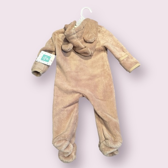 NWT Disney Baby Mickey Mouse One Piece Footies with Hood Tan Size 3/6 Months - Picture 9 of 10